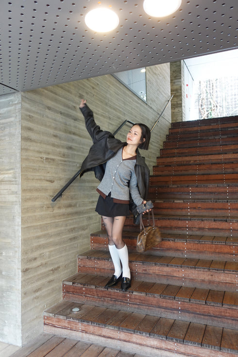 ニットフィットカーデ